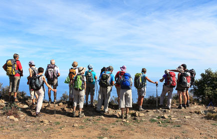 Group of hikers