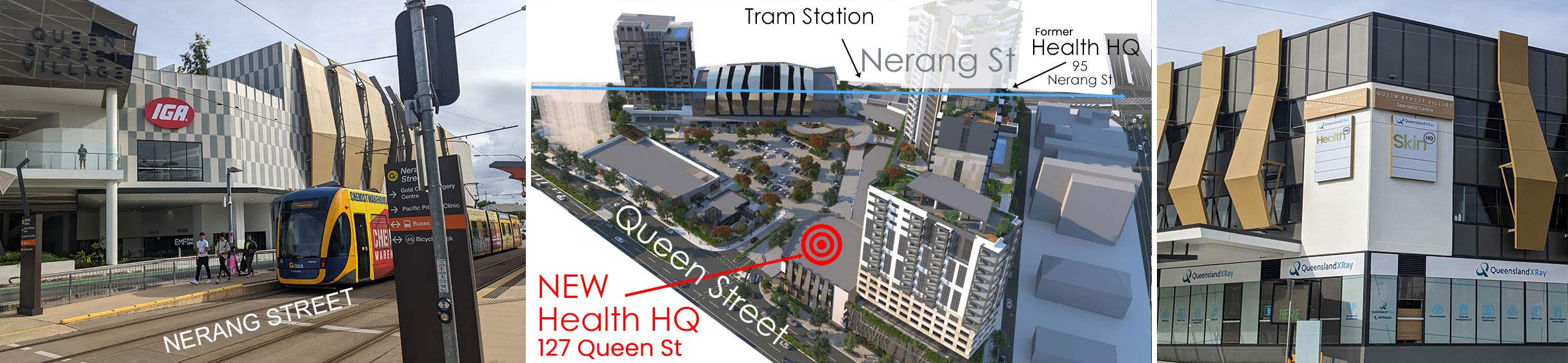 Health HQ location within the new Queen Street Village development